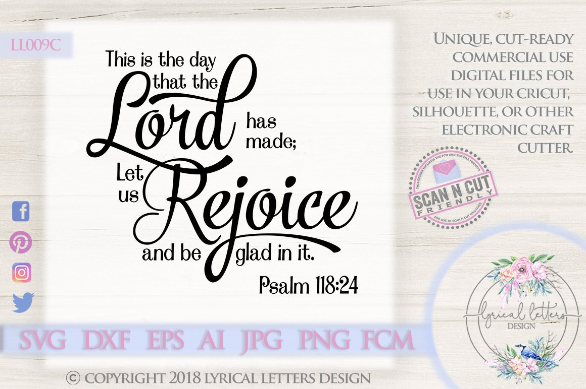 Psalm 46:10 Be Still and Know LL023 F SVG DXF Fcm Ai Eps Png Jpg Digital file for Commercial and Personal Use