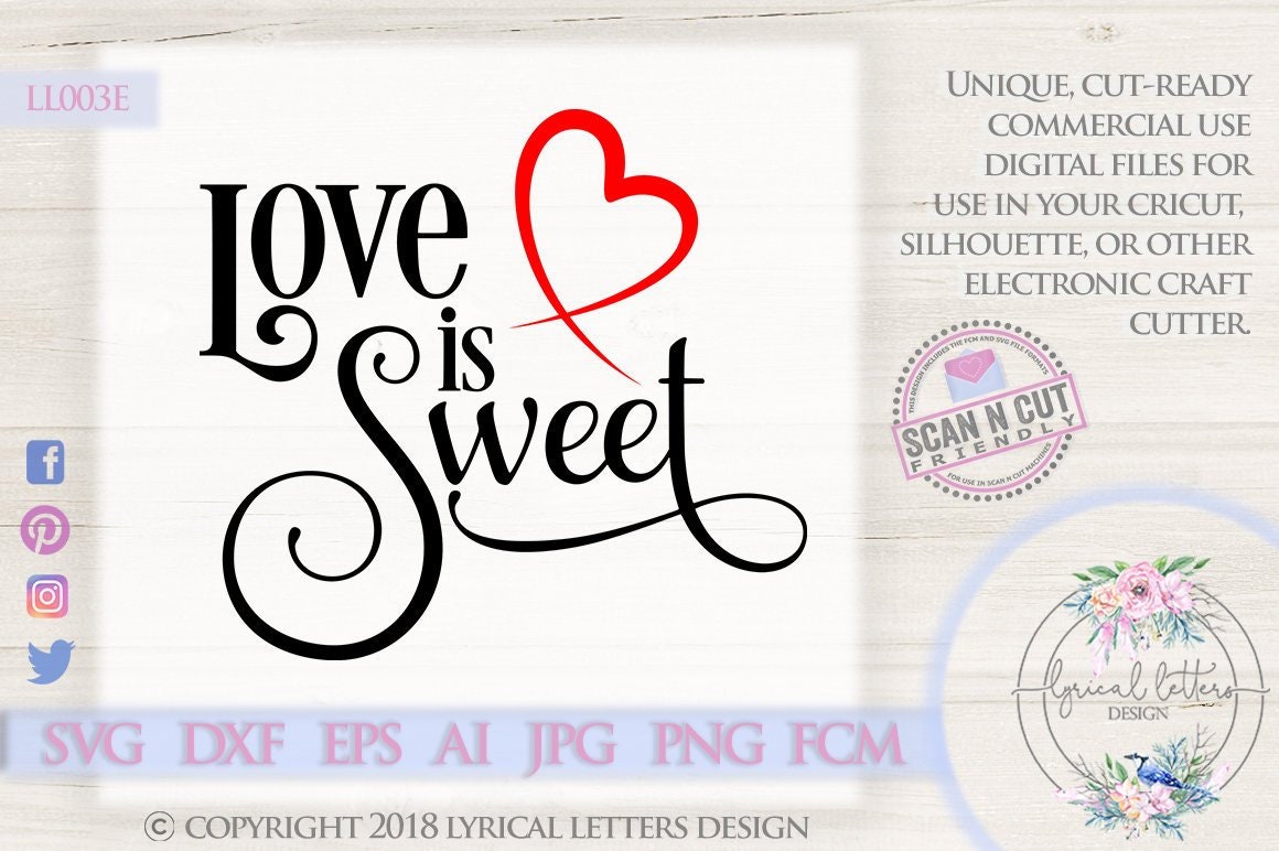 Free Free 80 Love Is Sweet Svg SVG PNG EPS DXF File