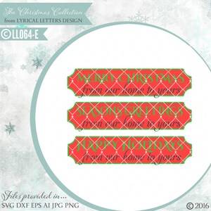 Merry Christmas From Our Home to Yours LL064 E - SVG - Cut File - Includes ai, svg (for Cricut), dxf (for Silhouette users), jpg, png