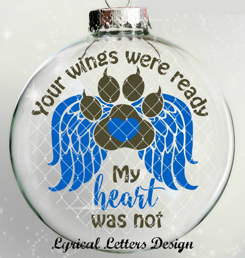 Pet SVG Pet Loss Dog and Cat Ornament Design Collection Etsy