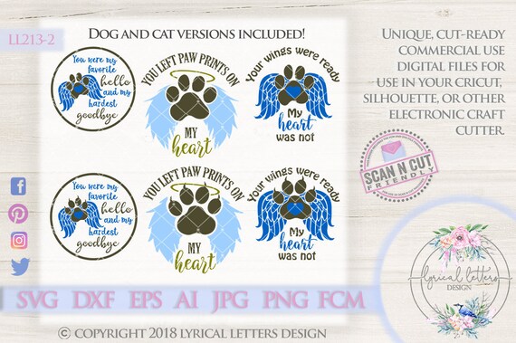 Download Pet Svg Pet Loss Dog And Cat Ornament Design Collection Etsy 3D SVG Files Ideas | SVG, Paper Crafts, SVG File