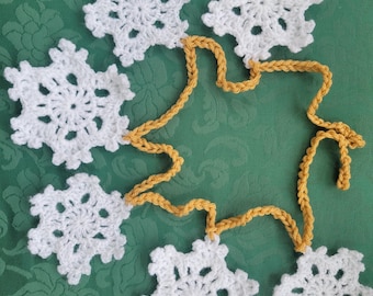 Snowflake garland