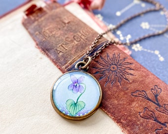 Violet Necklace, Purple Flower, Little purple flower, Purple Violet