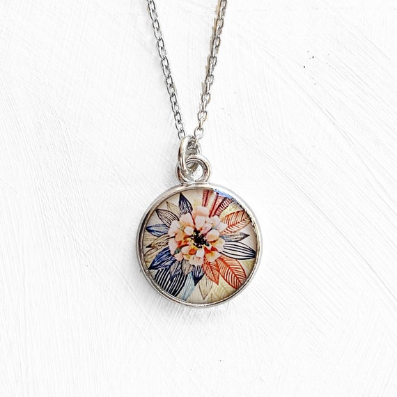 Zinnia necklace on sale