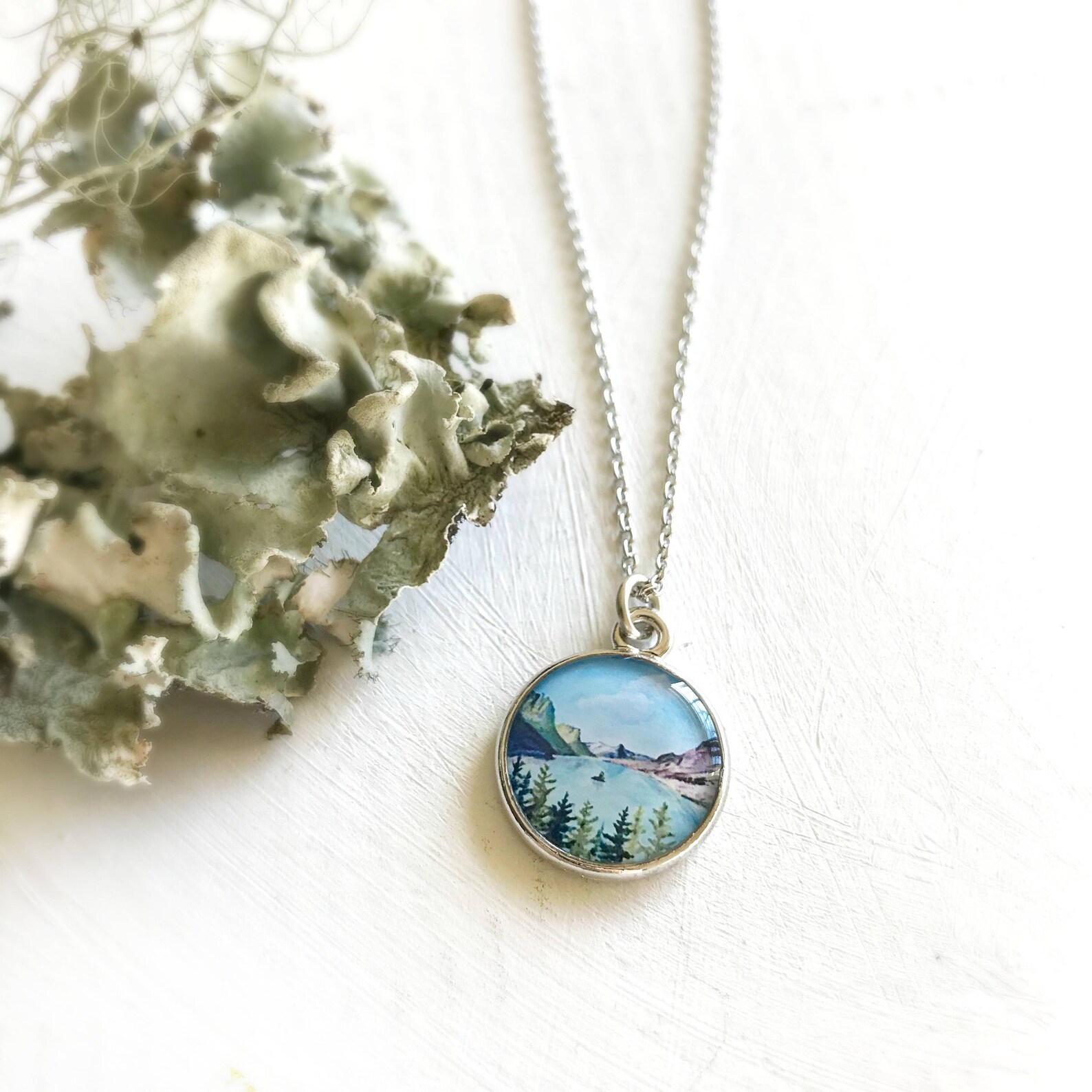 Glacier National Park Art Jewelry Made From an Original Etsy