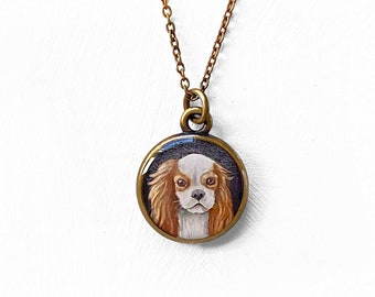 King Charles, King Carles Jewelry, King Charles Necklace, Cavalier King Charles Spaniel