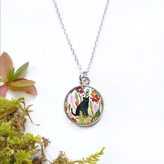 Etsy on sale cat jewelry