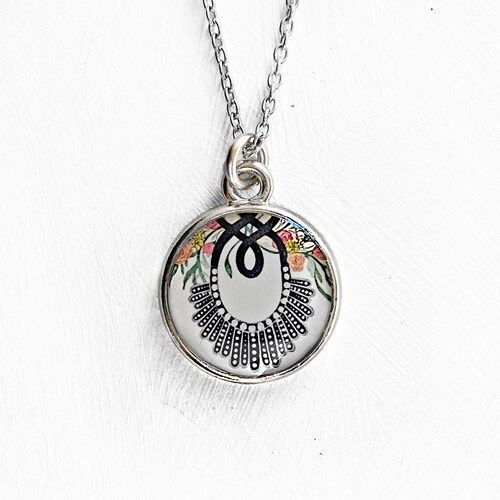 RBG Necklace Ruth Bader Ginsburg Collar 