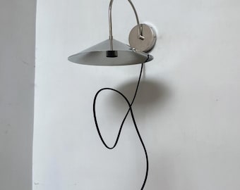 Aplique de pared moderno con enchufe de cable / Lámpara de pared con pantalla cónica japonesa