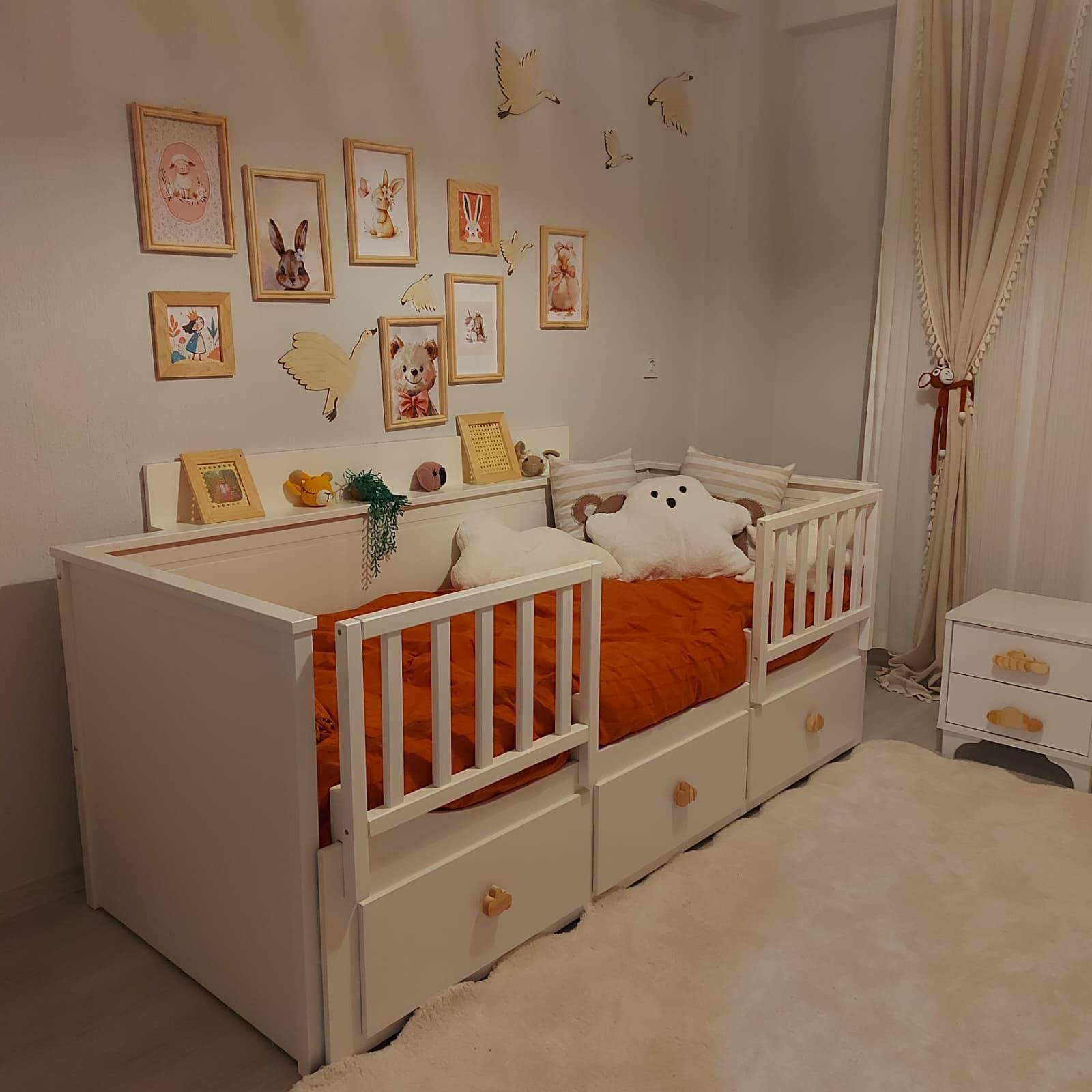 IKEA ヘムネス 幼児用ベッドレール - 木製安全ガード 2枚セット - Etsy IKEA ヘムネス 幼児用ベッドレール - 木製安全ガード 2枚セット - Etsy