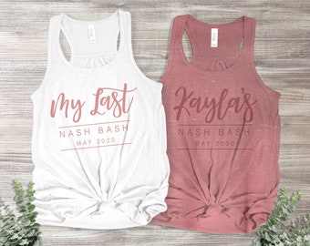 nashville bachelorette party shirts | last nash bach bash | nash bash shirts | bachelorette party shirts 22BRDL-003