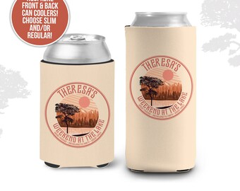 Bachelorette party can coolies | weekend at the lake personalized beverage insulators | slim or regular can size party favors MCC-243