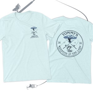 Bachelor party shirt | personalized weekend at the lake bachelor party t-shirt | fishing bachelor party unisex tshirt 23BACH-026