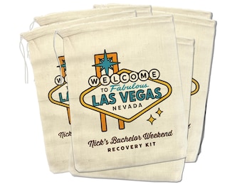 las vegas bachelor party recovery kit bags party souvenir welcome to las vegas sign and personalized bachelor party birthday travel kit
