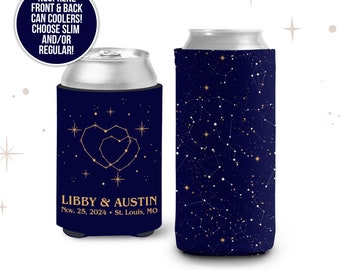 wedding party constellation can coolers for weddings beverage insulator MCC-024