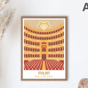 Teatro Alla Scala Poster - Etsy