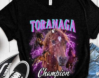 Custom Bootleg Horse Shirt: Personalized Pet Photo Tee, Retro Animal Portrait Gift, Horse Lover Shirt