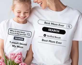 Best Mom Search Shirt: My Mom Shirt Gift, Mothers Day Gift Idea, Mom Present Idea, Trendy Mom Shirt, Best Mom Gift, Funny Mom Tee