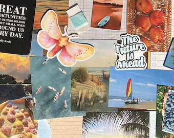 Beach Junk Journal Kit | Summer Coastal Ephemera Pack
