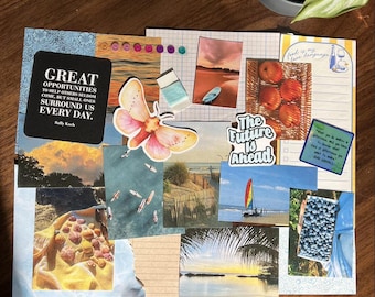Beach Junk Journal Kit | Summer Coastal Ephemera Pack