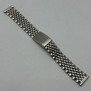18 mm Seiko Beads of Rice Stainless Steel Vintage Men’s Watch Bracelet