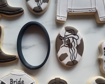 Oval Cookie Cutter STL: 3D Printed, Food-Safe (Digital File)