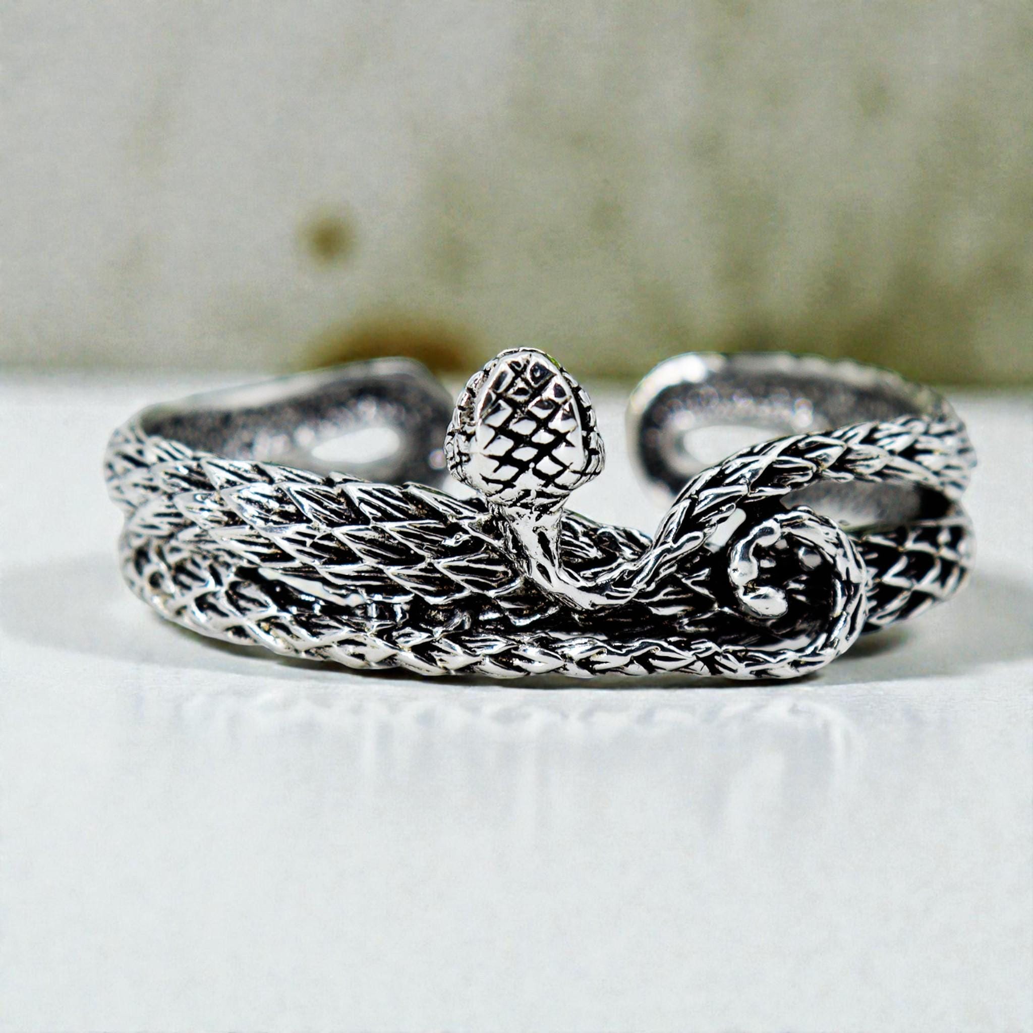 Tribal Python バングル Sterling Silver 925