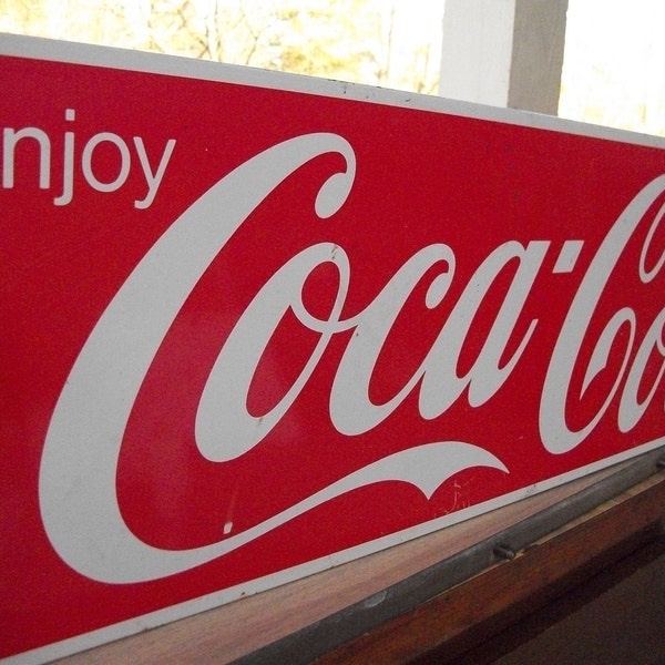 Coca-Cola sign, three sections, three signs in one
