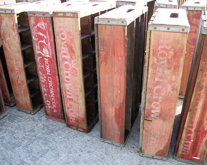 Wood Soft Drink Crates Pop Crates Coke Crates Etsy
