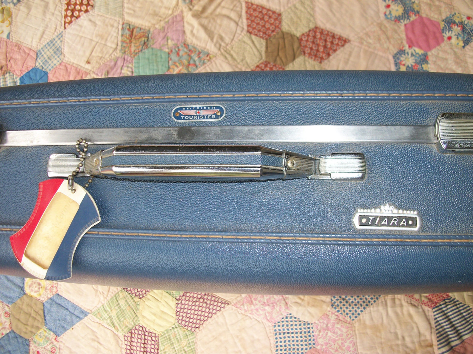 Vintage American Tourister luggage suitcase Etsy