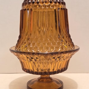 Amber Diamond Point Fairy Lamp - Etsy