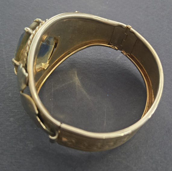 Sarah Coventry "Versailles" Hinged Statement Brac… - image 5