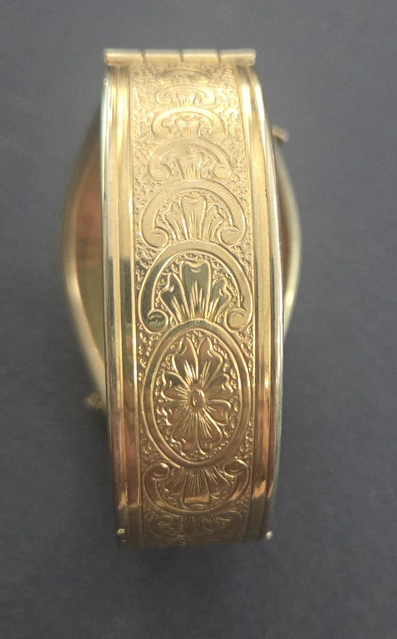 Sarah Coventry "Versailles" Hinged Statement Brac… - image 4