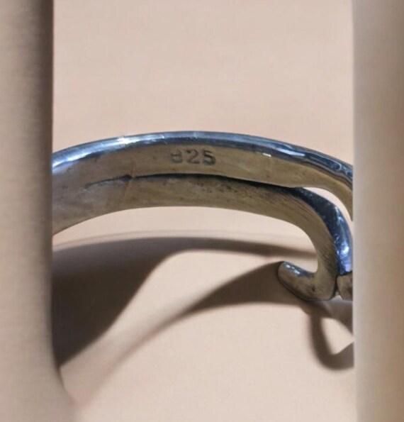 sterling silver double headed cat ring - image 16