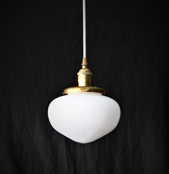 1920s Milk Glass Acorn Pendant Schoolhouse Chandelier 1920s Milk Glass Acorn Pendant Schoolhouse Chandelier
