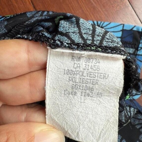 BCBG MAXAZRIA Blue Patterned Tank - image 4