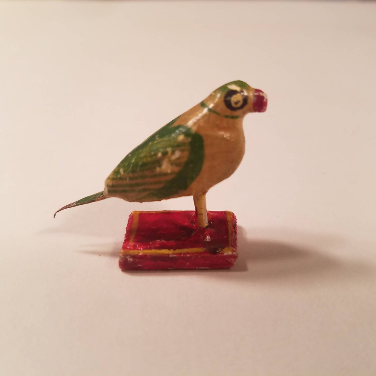 Exotic Bird Figures, Vintage 1940's, Nirmal Toy, India Handcraft, Ponki