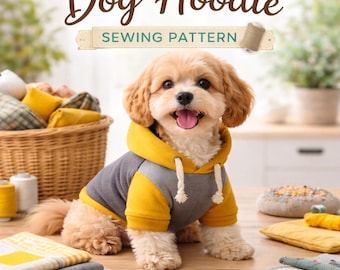 Dog Pattern, XXS-XL, Dog coat Sewing Pattern, PDF Sewing Pattern Pet, Pattern Dog, Instant Download, Pet Pattern, Sewing pattern for dog