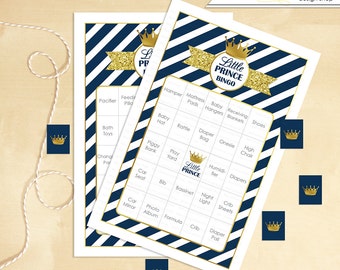 Baby Shower Bingo Includes 30 Little Prince Printable Bingo Cards - Instant Download