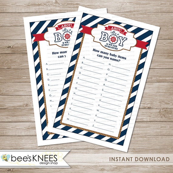nautical baby items