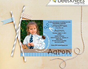 Printable Upshernish Invitation 3rd Birthday Jewish First Hair Cut