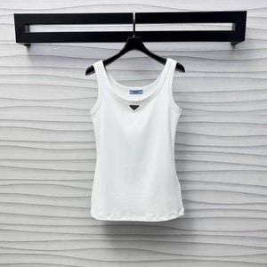 Vintage Prada Tank Top – Designer-Inspired Black & White Sleeveless