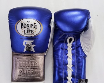 Canelo No Boxing No Life Real Cowhide Leather Training Sparring Boxing Gloves