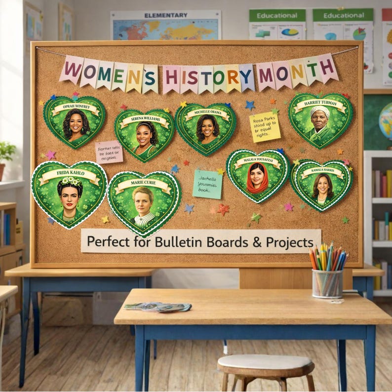 30 Women’s History Month Bulletin Board | Inspiring Famous Women ...