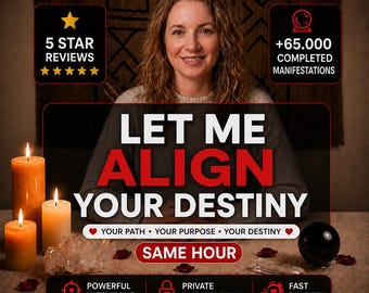 Permítame alinear su destino para usted. Lectura psíquica, alineación energética personalizada y guía para el camino futuro, consejos psíquicos, lectura de mediumnidad.