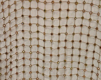 Posheeda Flower Handmade Mirror Work Chunni