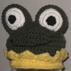 Prince Charming Hat with fun frog, frog hat, Photo Op, Pattern image 3