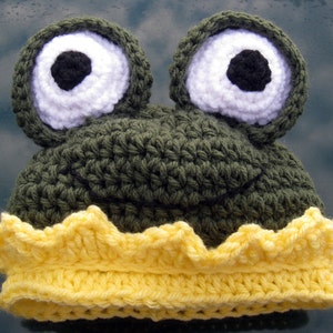 Prince Charming Hat with fun frog, frog hat, Photo Op, Pattern image 1