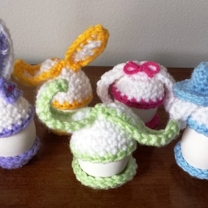 Funny Bunny Egg Warmer Crochet Pattern image 1