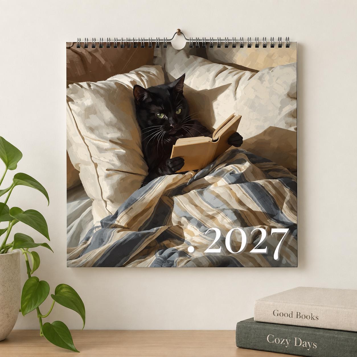 Vintage Cat Calendar - Etsy
